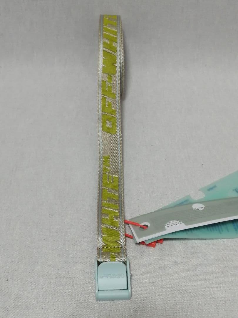 ♂♀新品・テープベルト【 Off-White　オフホワイト 】ベージュ　フリー