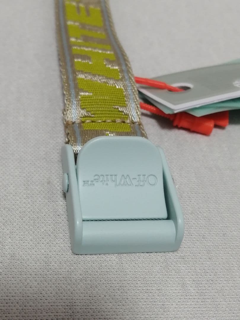 ♂♀新品・テープベルト【 Off-White　オフホワイト 】ベージュ　フリー