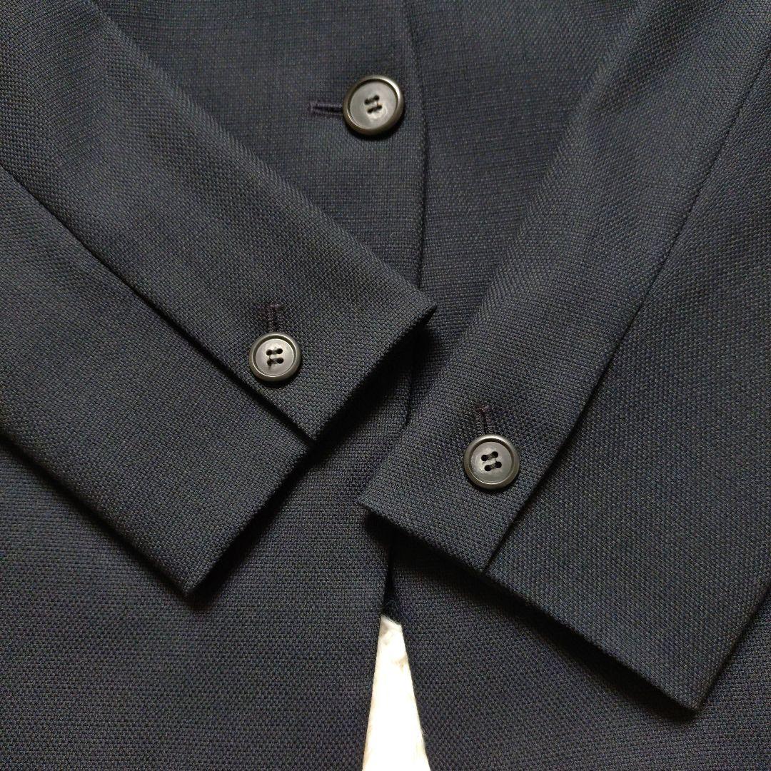 【美品】PLST プラステ ノーカラージャケット パンツスーツ セットアップ