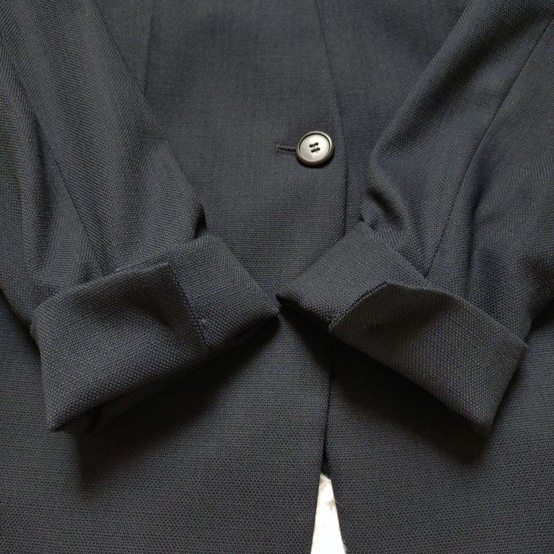 【美品】PLST プラステ ノーカラージャケット パンツスーツ セットアップ