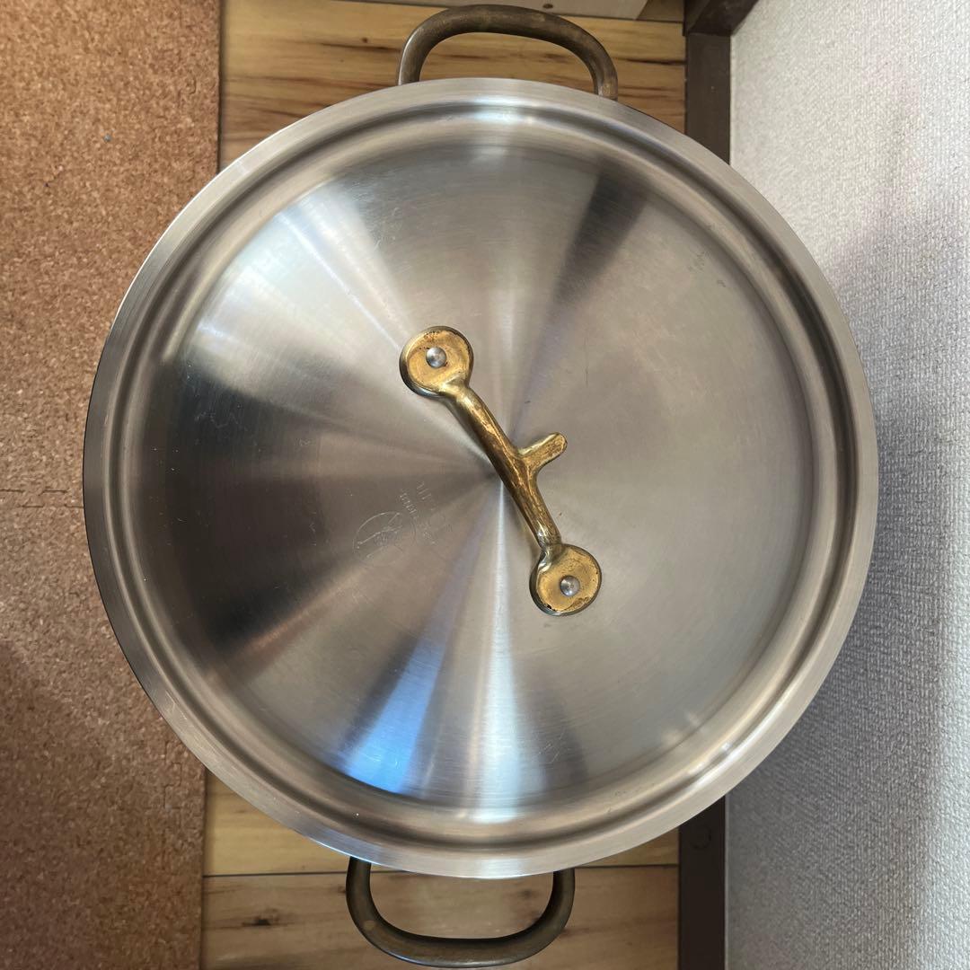 中尾アルミ製作所KINGDENJ 寸胴鍋　セット　20ℓ 15ℓ IH ガス