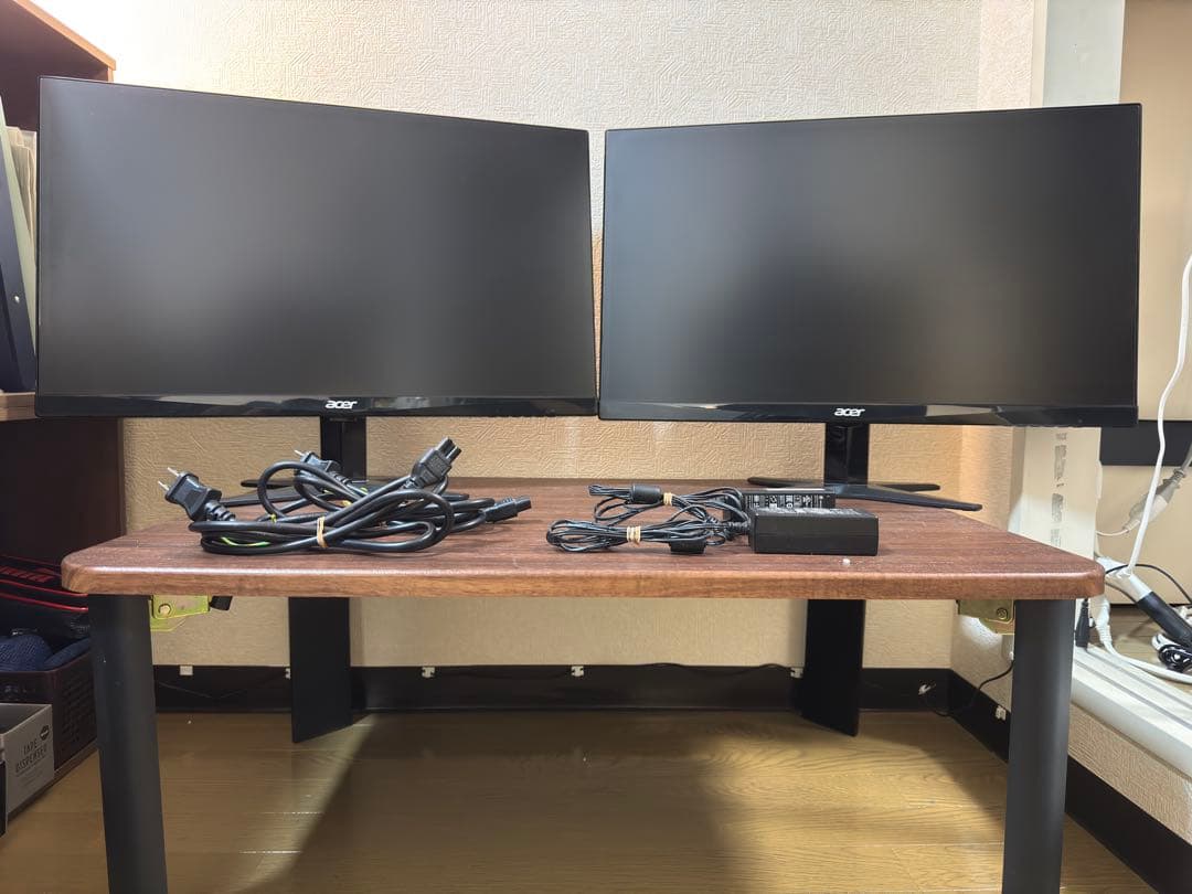 Acer25インチ モニター G257HLbmidx FullHD 2枚セット