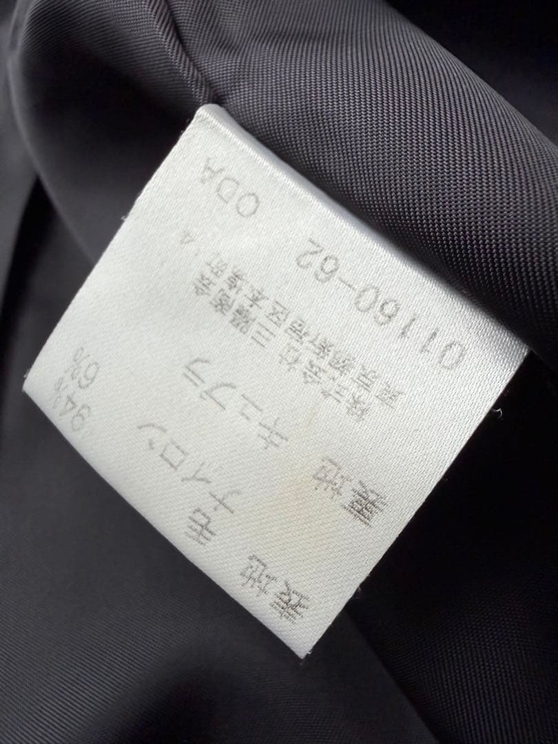 BURBERRY バーバリー　黒 ヘリンボーン　ダッフルコート