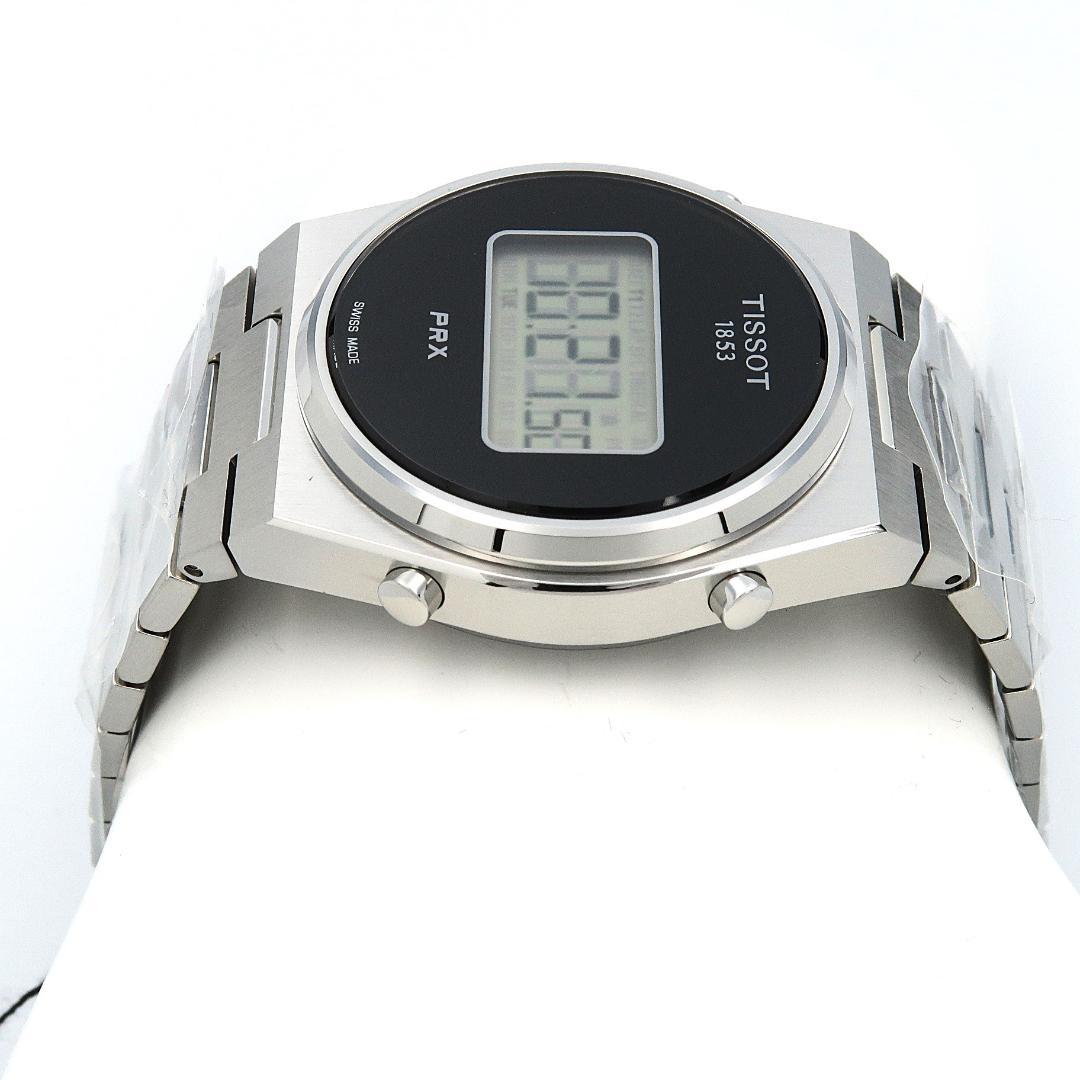 TISSOT ティソ　PRX Digital　デジタル　シルバー＆ブラック