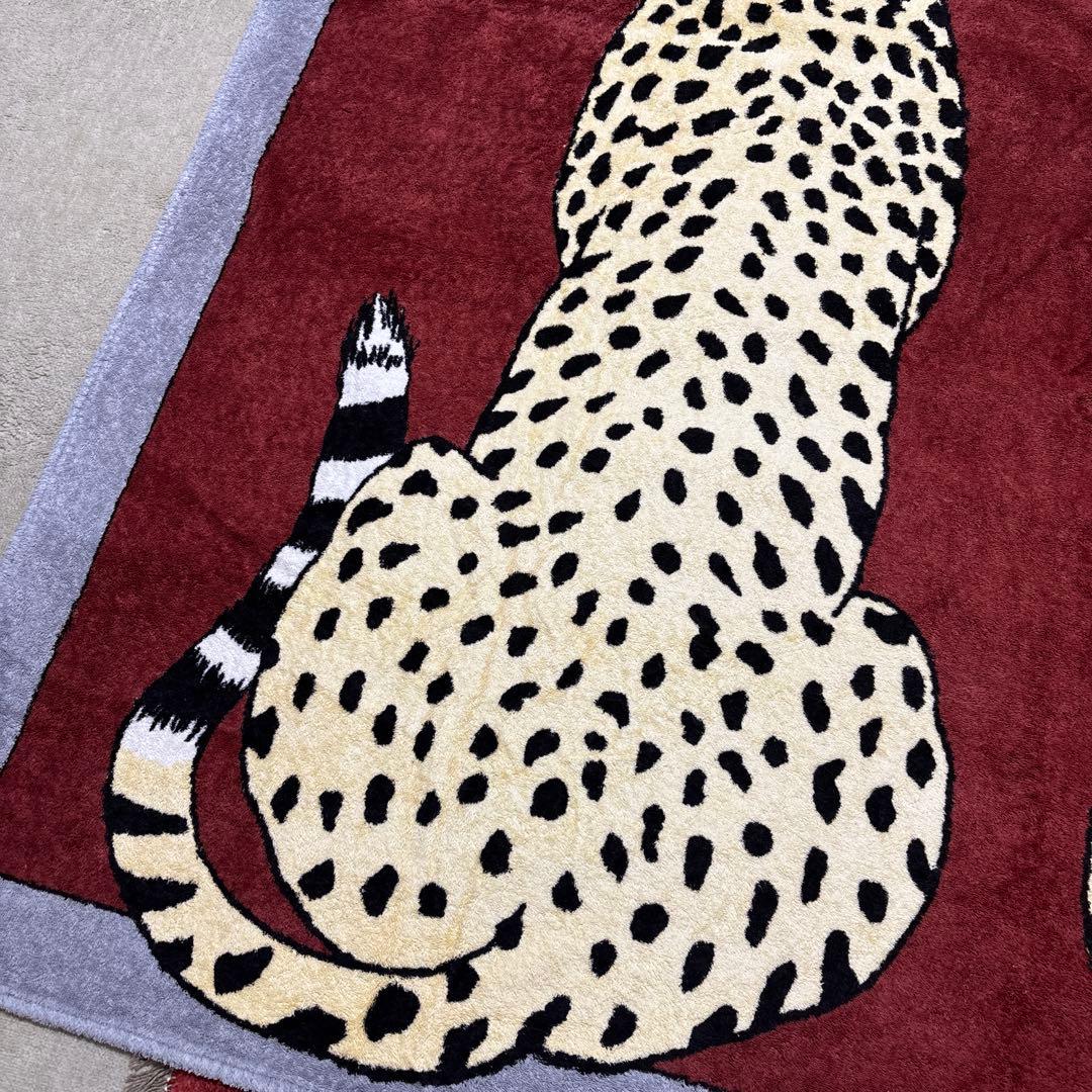 エルメス／チーター デザイン 、タオルケット