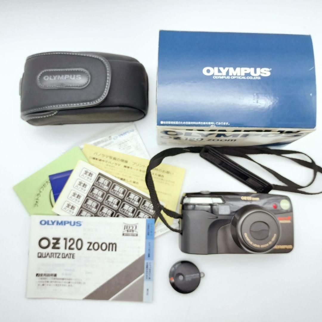 【美品・箱付】オリンパス　OZ 120 zoom フィルムカメラリモコン付