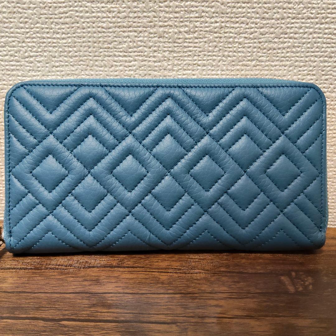 ITUAIS イトゥアイス キルティング レザー 本革 長財布 ロングウォレット