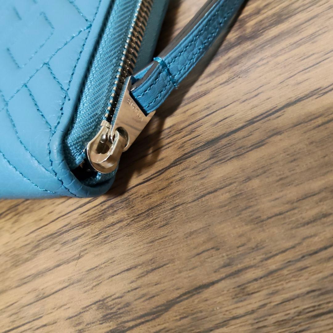 ITUAIS イトゥアイス キルティング レザー 本革 長財布 ロングウォレット