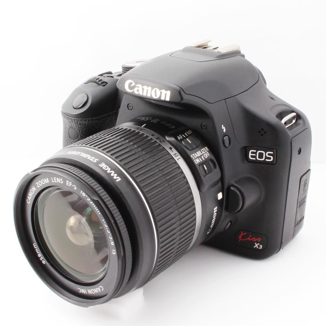 ショット数少 Canon kiss X3 レンズキット 初心者おすすめ操作簡単
