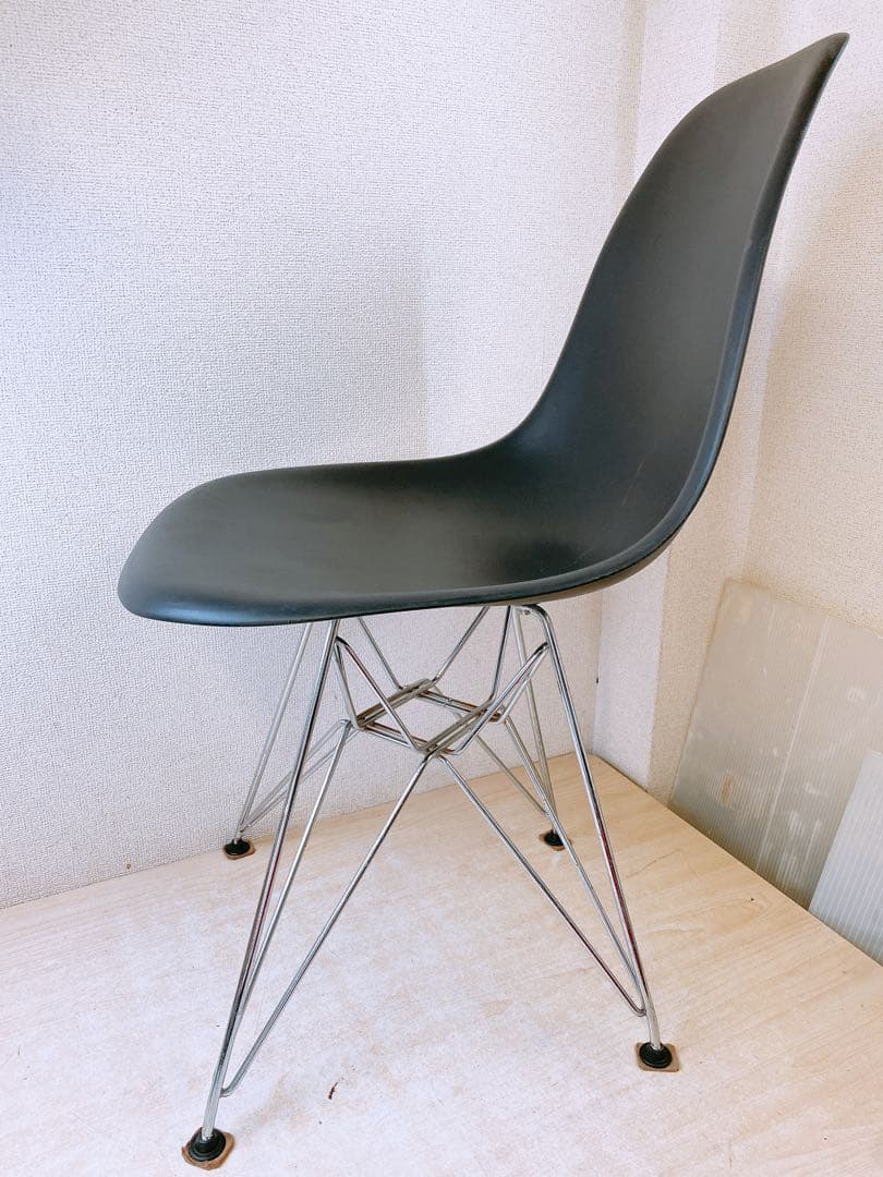 ③Eames サイドシェルチェア DSR Vitra製 エッフェル イームズ 黒
