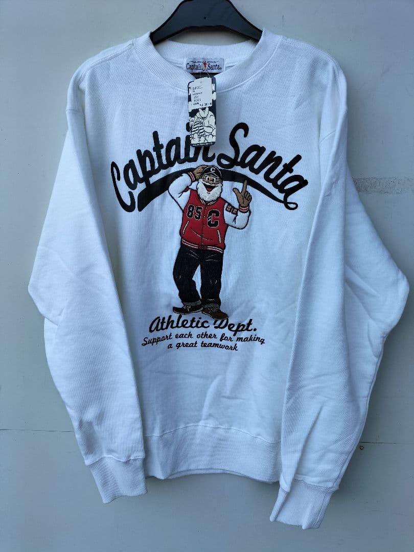 新品未使用品　キャプテンサンタ L スウェット 刺繍　スタジャン