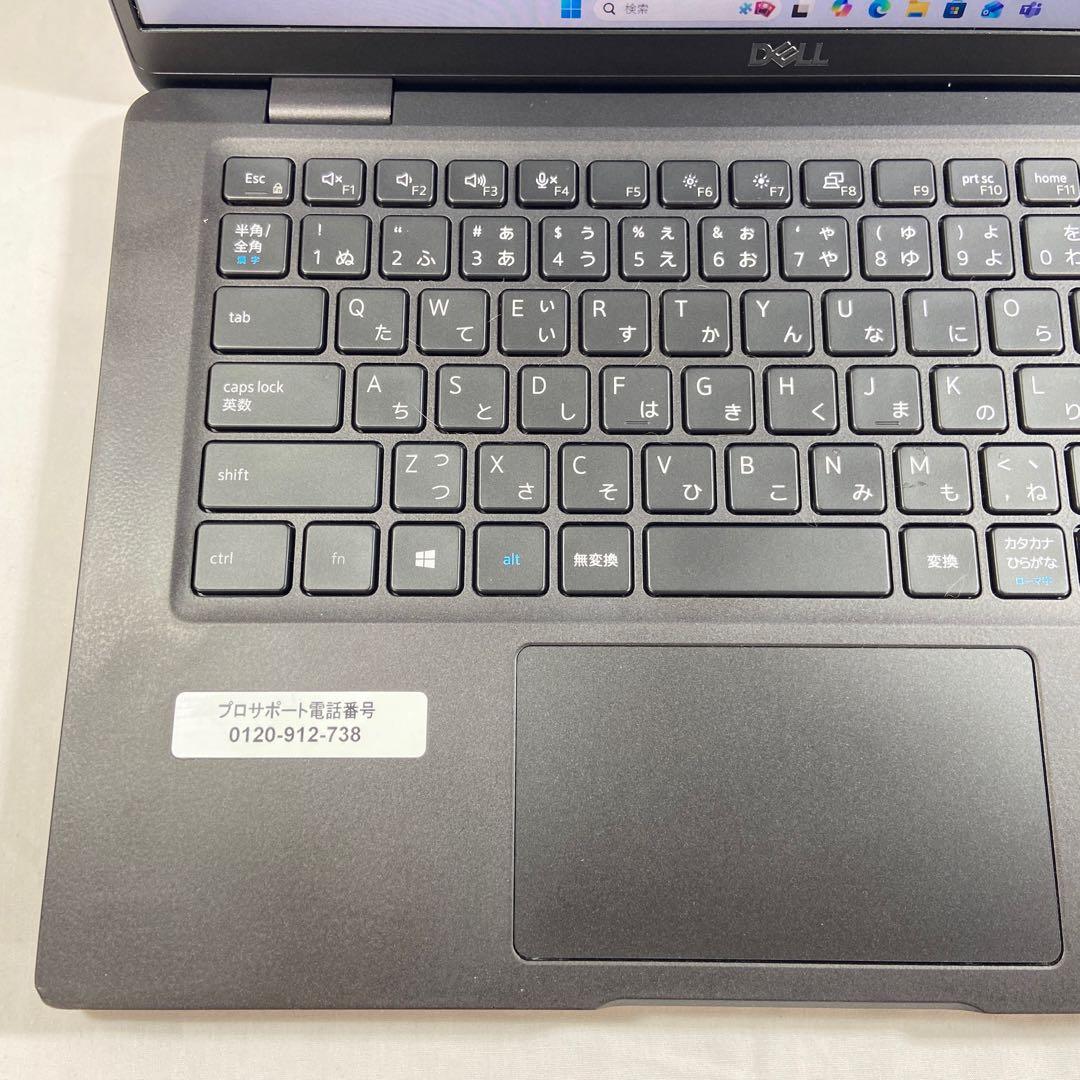 美品 11世代Core i7 16Gメモリ SSD512G 13.3型 DELL