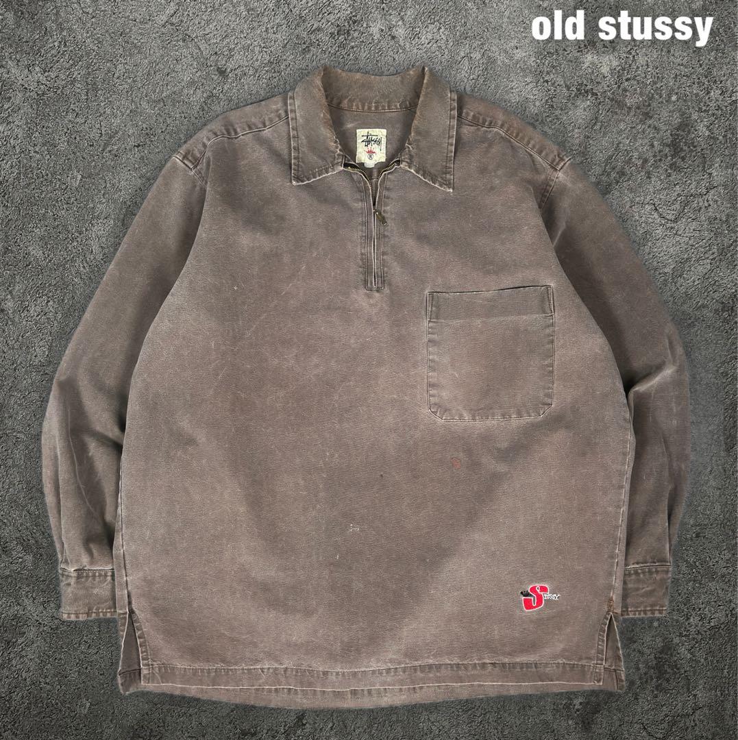 old stussy 90s 白タグ kingsize シャツ ステューシー