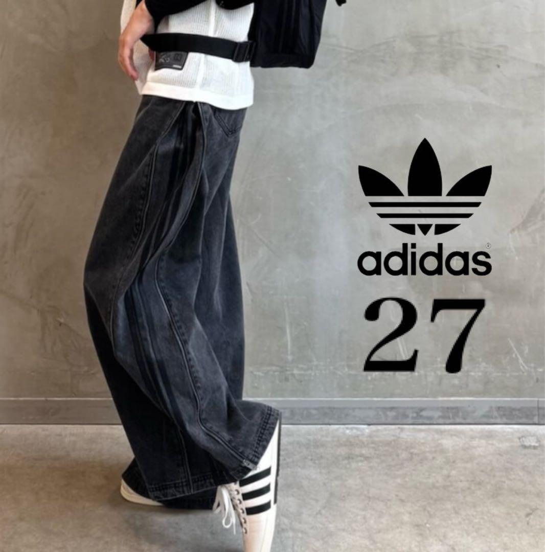 残り1点❗️ADILENIUMシーズンジップウォッシュドデニムパンツ ブラック