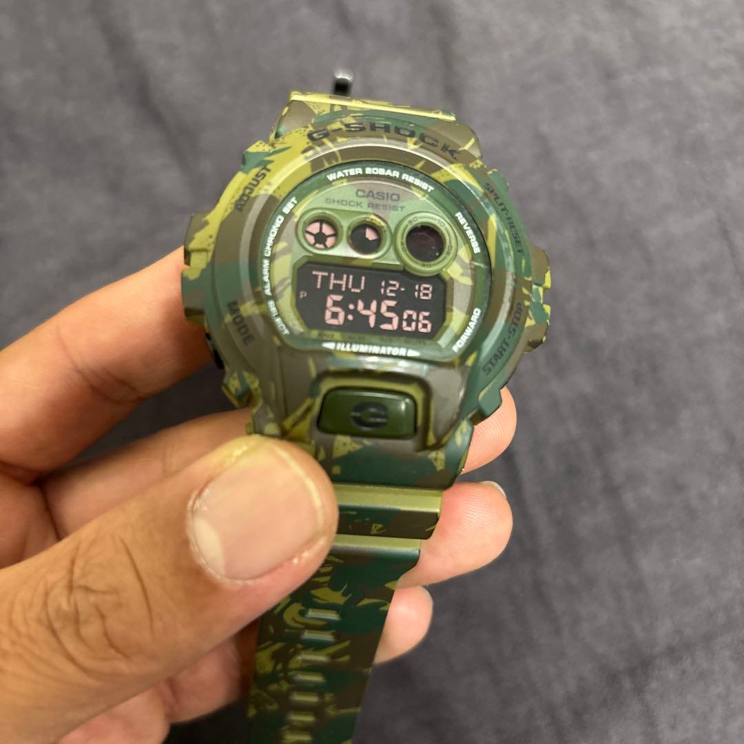 G-Shock DW-6900 迷彩グリーン