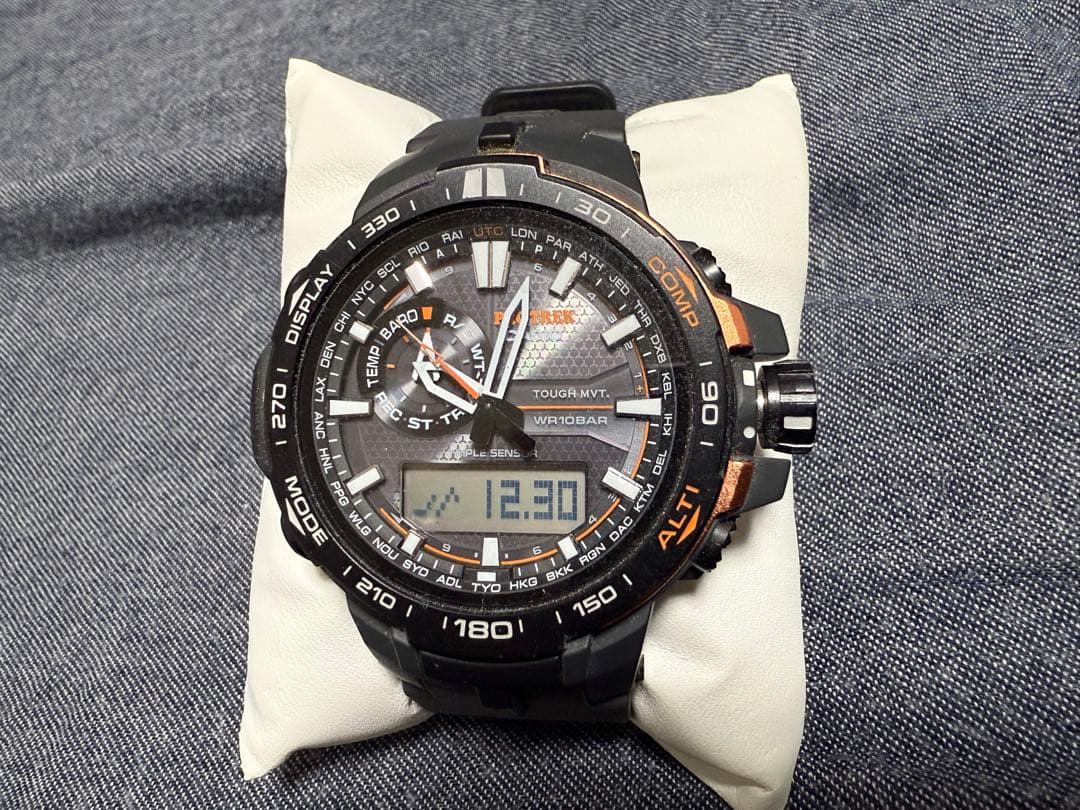 PROTREK PRW-6000Y 電波ソーラー トリプルセンサー搭載