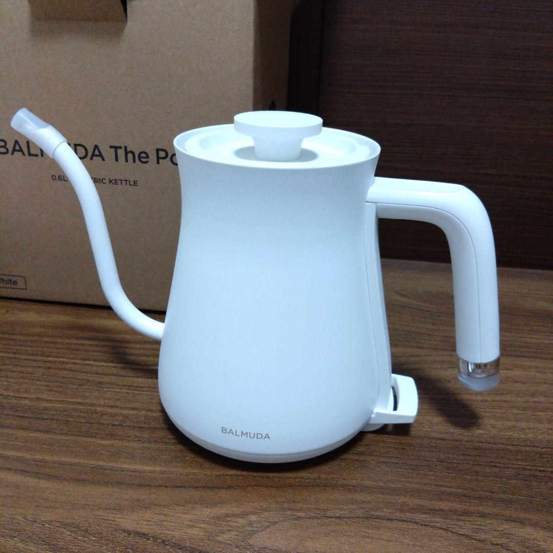 BALMUDA The Pot ホワイト 0.6L 電気ケトル　新品未使用です。