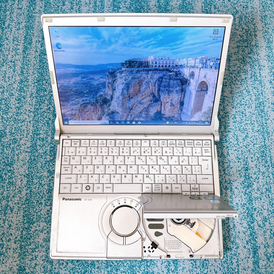 パナソニック ノートパソコン CF-S10 SSD240GB 光学式ドライブ内臓