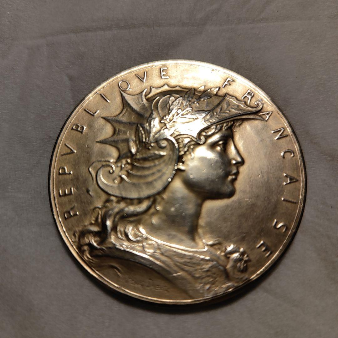 【超レア】1880's フランス マリアンヌ 射撃 シューティング 銀メダル