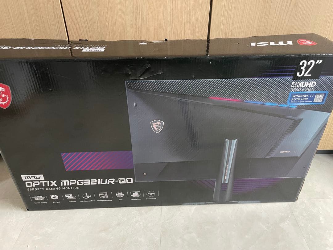 MSI OPTIX MPG321UR-QD 32インチ ゲーミングモニター