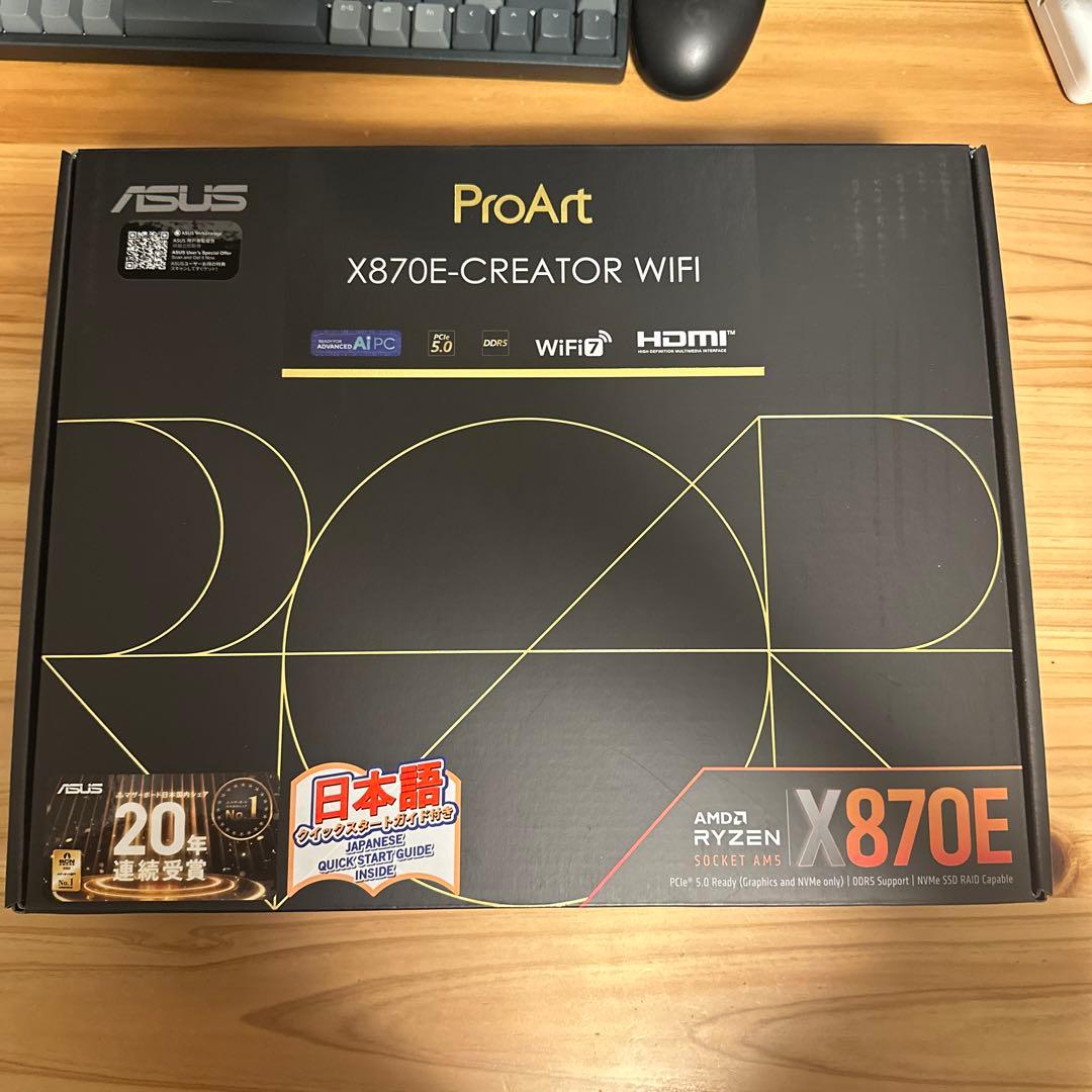 新品未開封　ASUS ProArt X870E-CREATOR WIFI