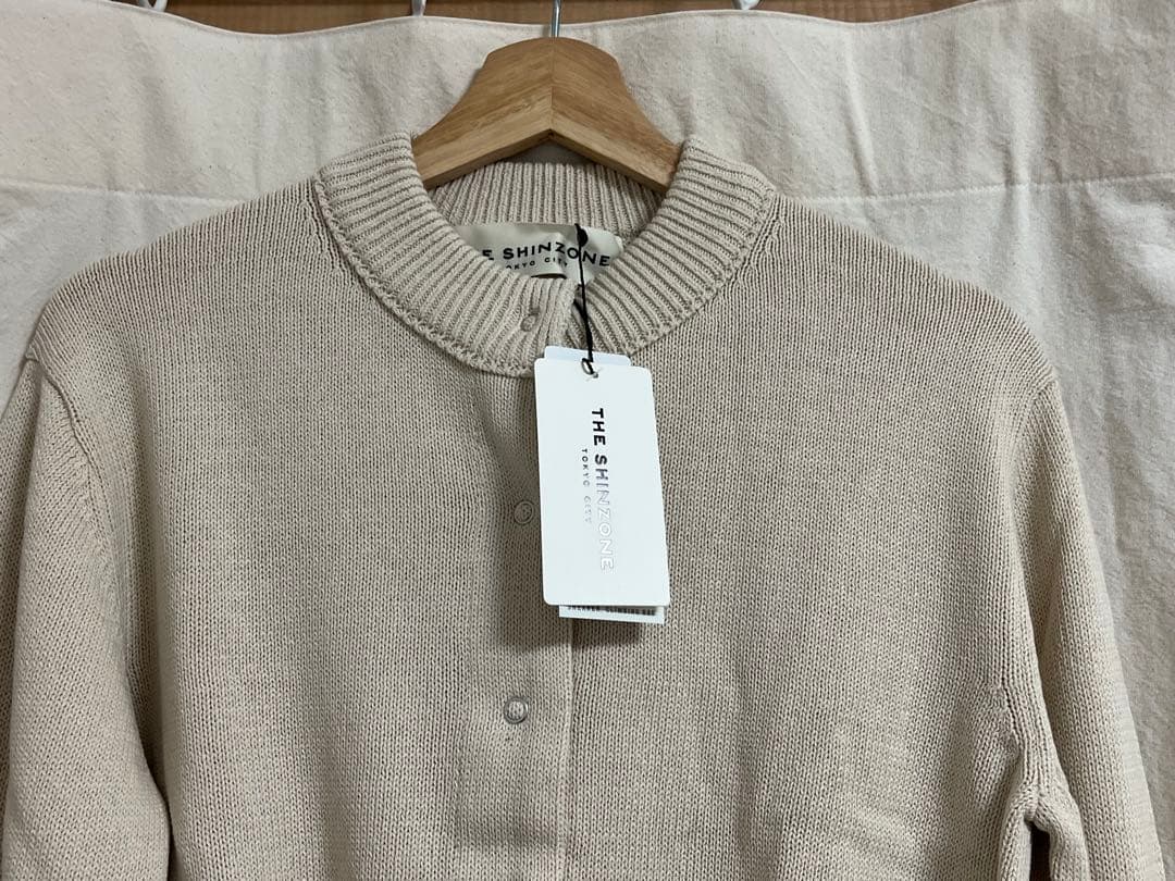 〖新品未使用〗THE SHINZONEシンゾーンコットンロングリブカーディガン
