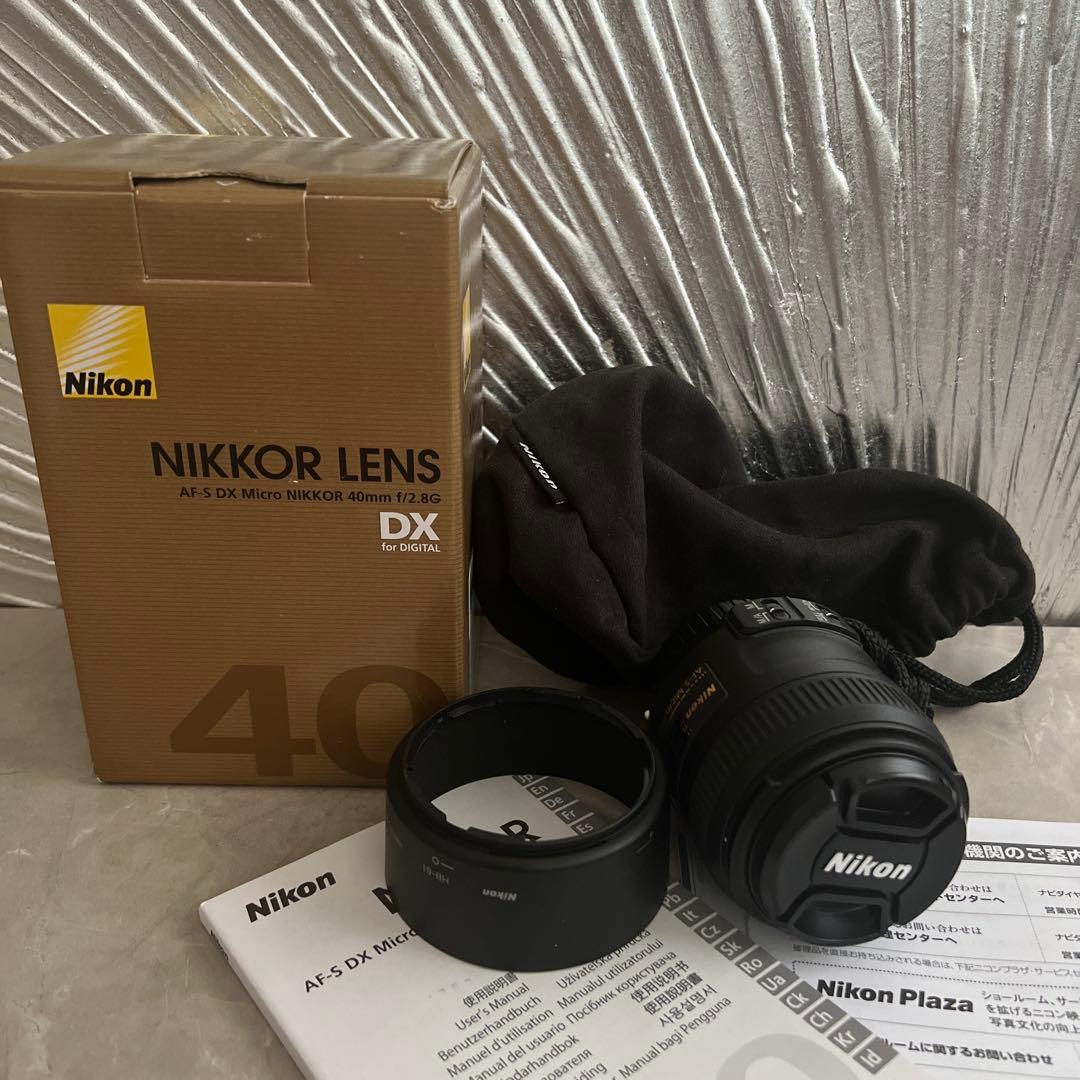 Nikon AF-S DX 40mm f2.8G マクロ撮影用 料理撮影に最適