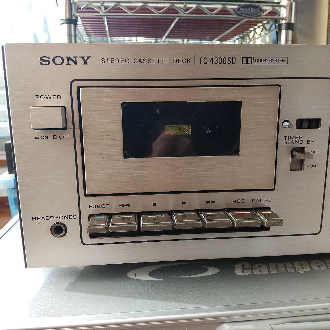 SONY TC-4300SD カセットデッキ(ジャンク)