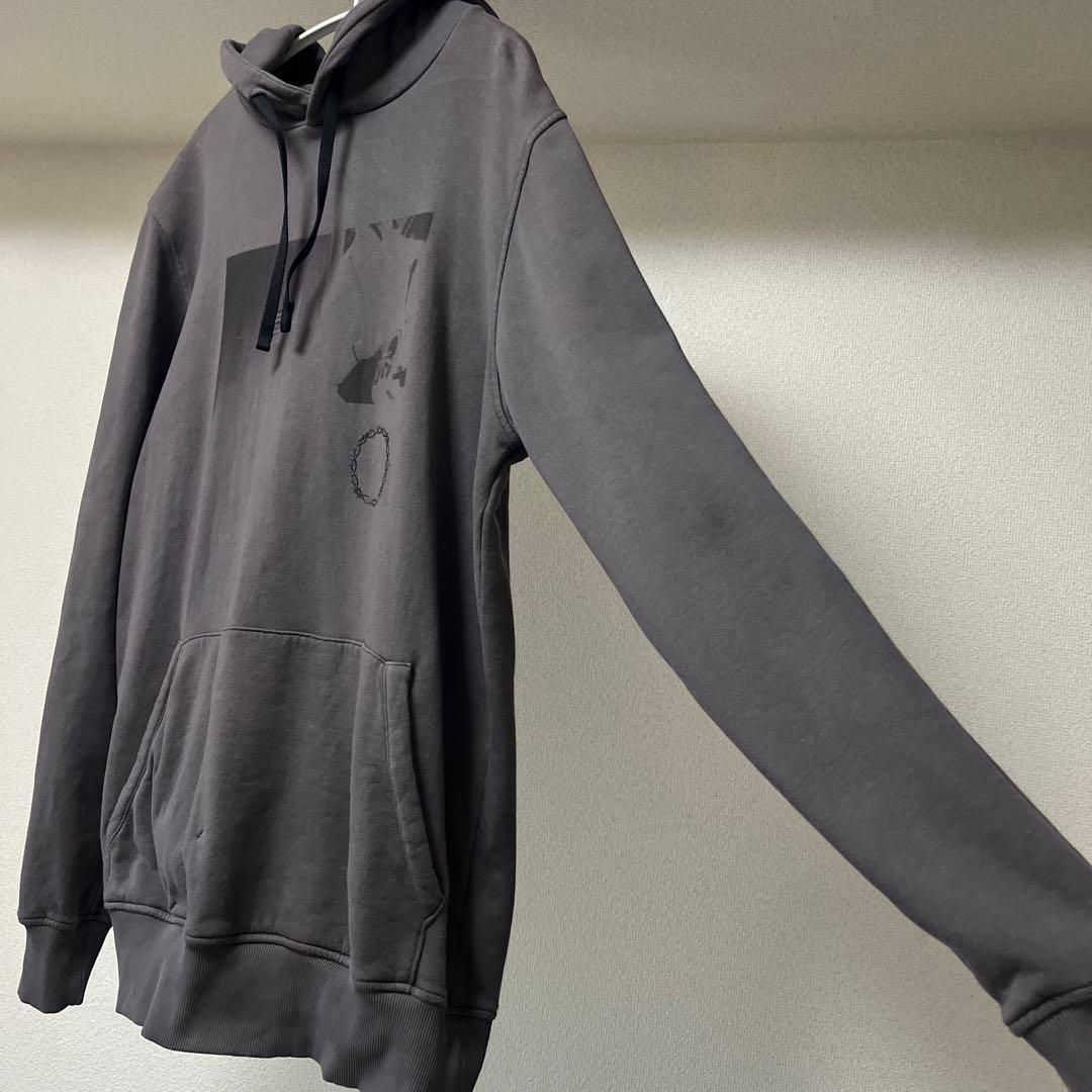 伊製 1017 ALYX 9SM プルオーバーパーカ 両面プリント フーディ美品