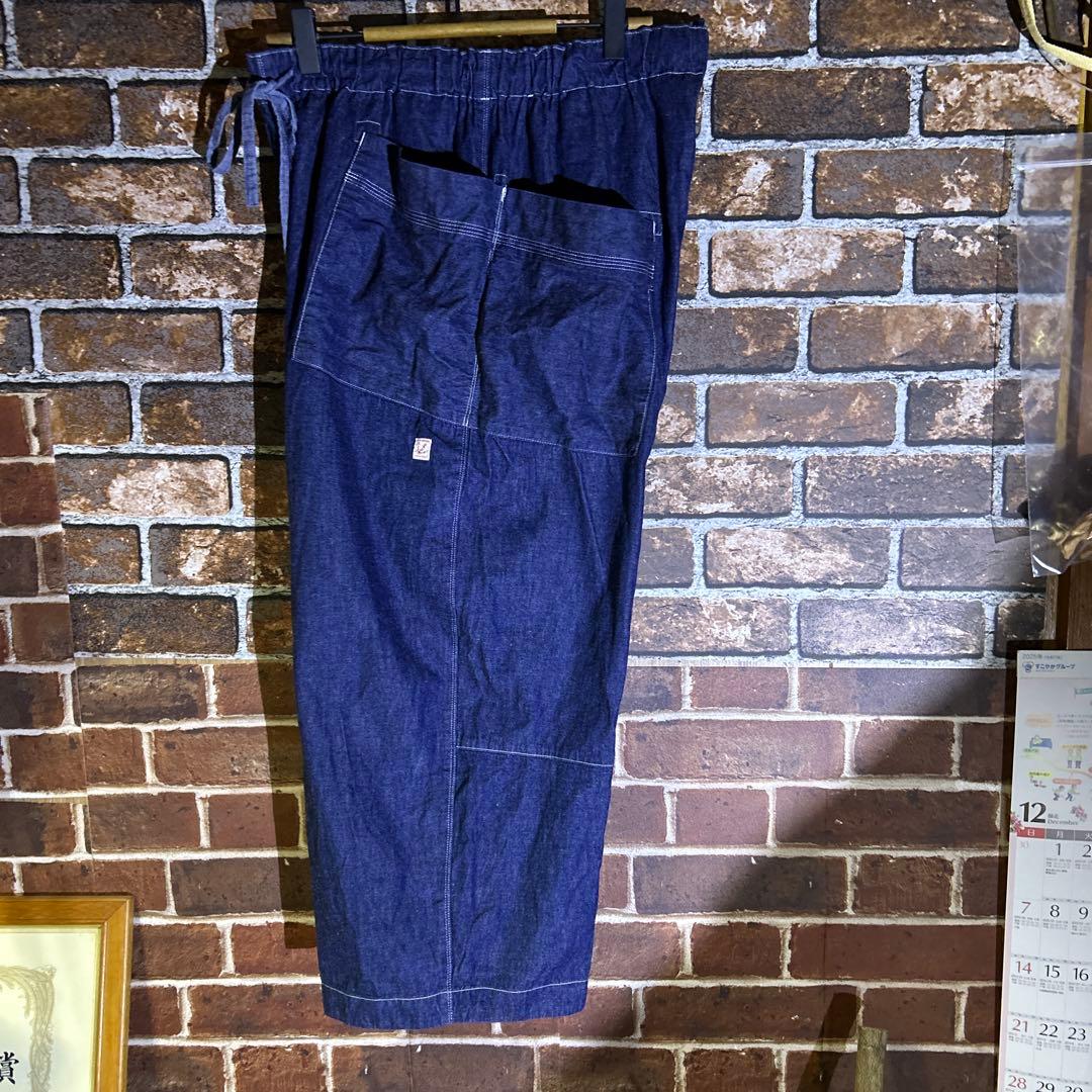 リラックスフィット ダークブルーパンツ快晴堂