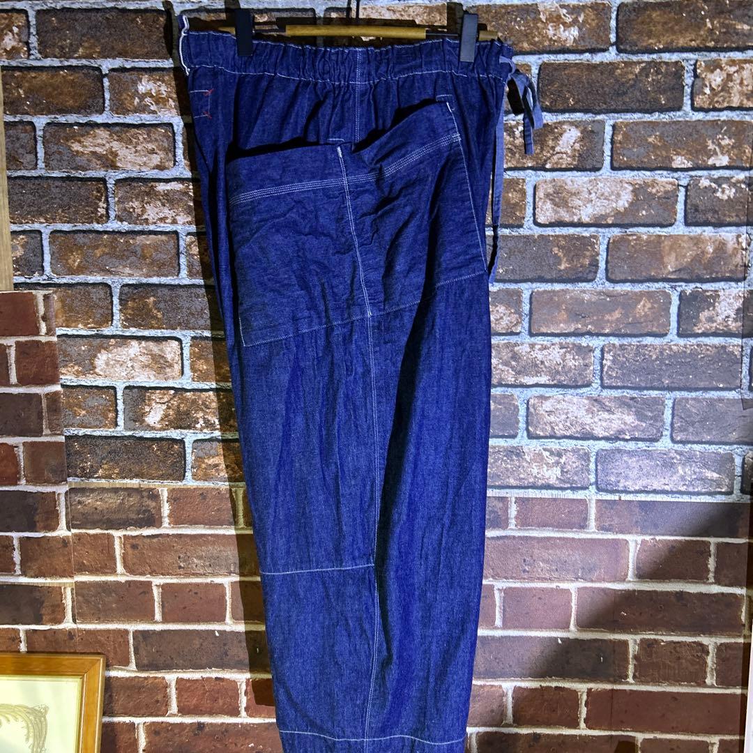 リラックスフィット ダークブルーパンツ快晴堂