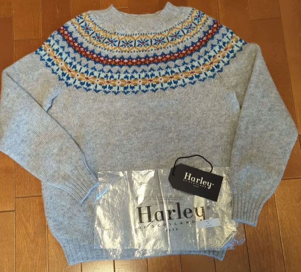 Harley フェアアイル柄セーター サイズ40