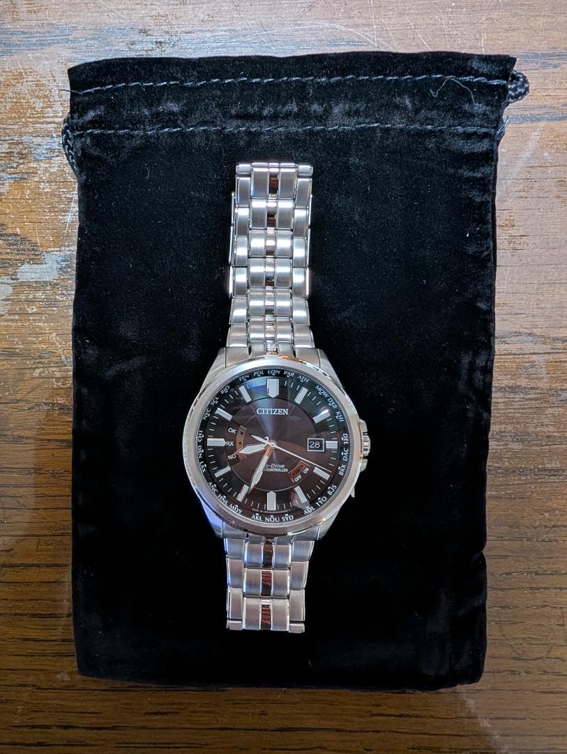 シチズン/エコドライブ/電波時計/ワールドタイム/CB0011-69E