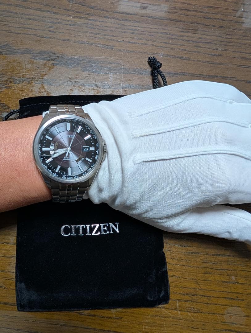 シチズン/エコドライブ/電波時計/ワールドタイム/CB0011-69E