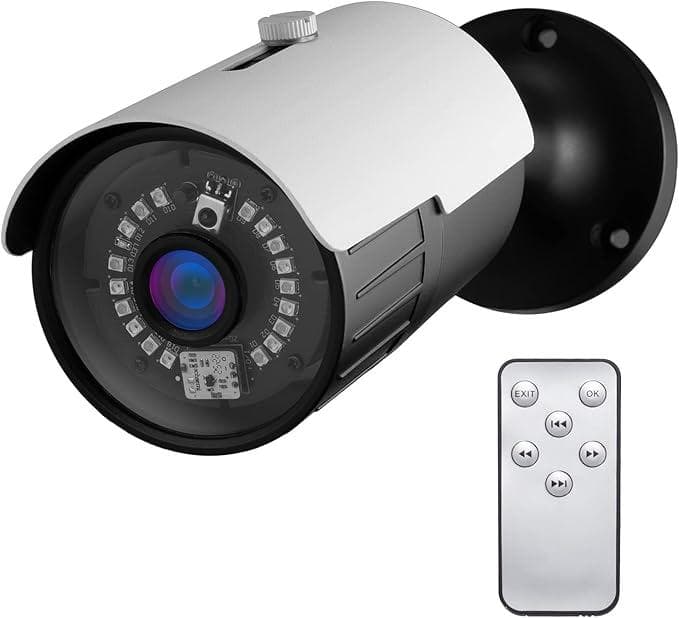 防犯カメラ 200万画素 屋内屋外対応 有線　動体検知 赤外線LED 暗視撮影