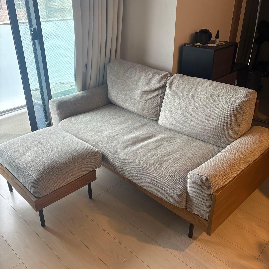 みの　TREL(トレル) ソファ 2.5シーター unico オットマン