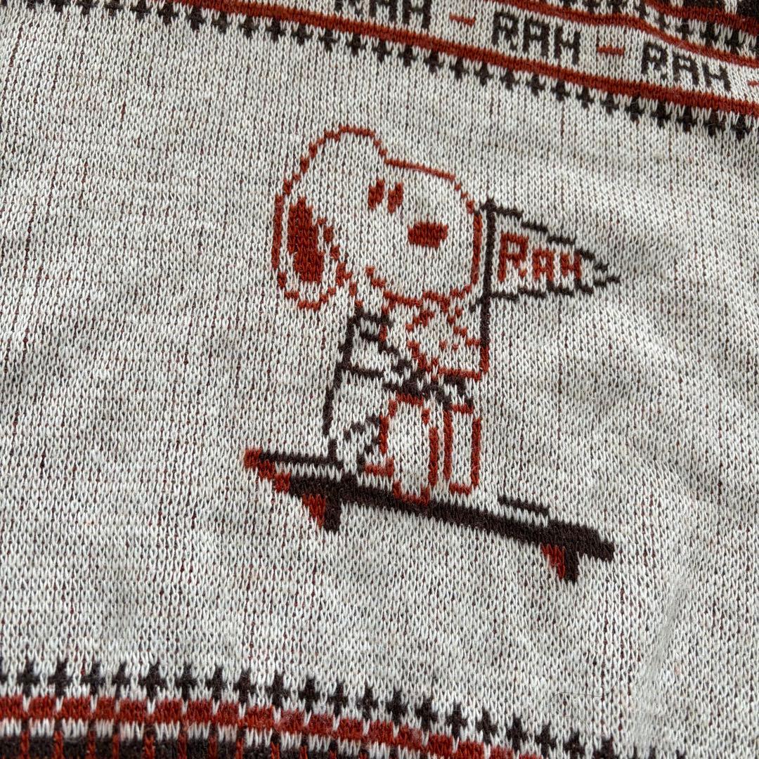 70s スヌーピー ニットセーター　arrow vintage