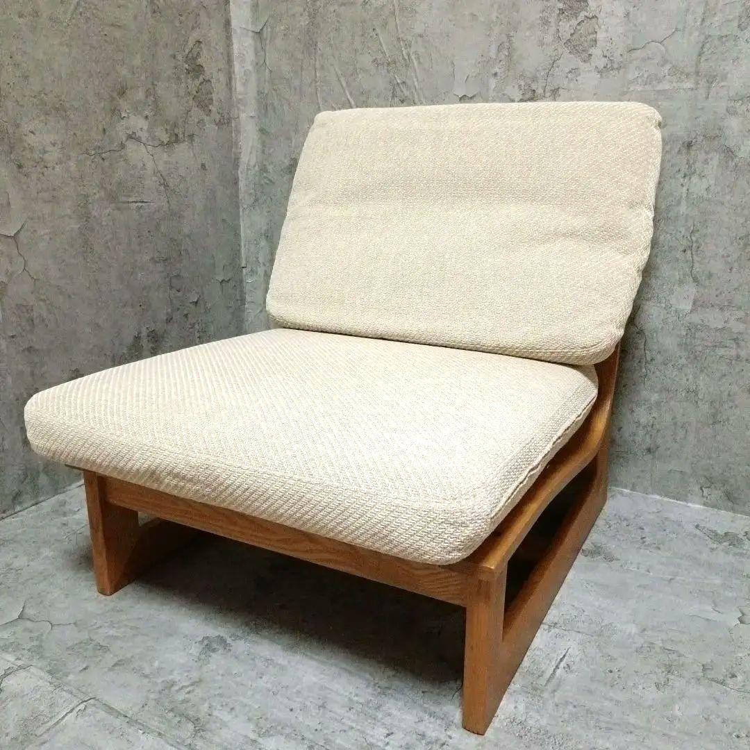 カリモク 木組 ベントウッドソファ プライウッド アームレスソファー レトロ