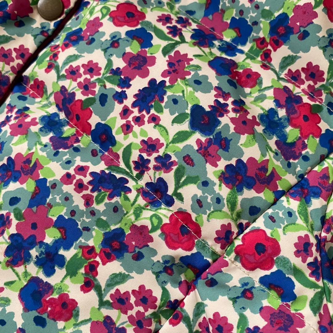 Jocomomola ホコモモラ 花柄 リバーシブル ダウンコート 42