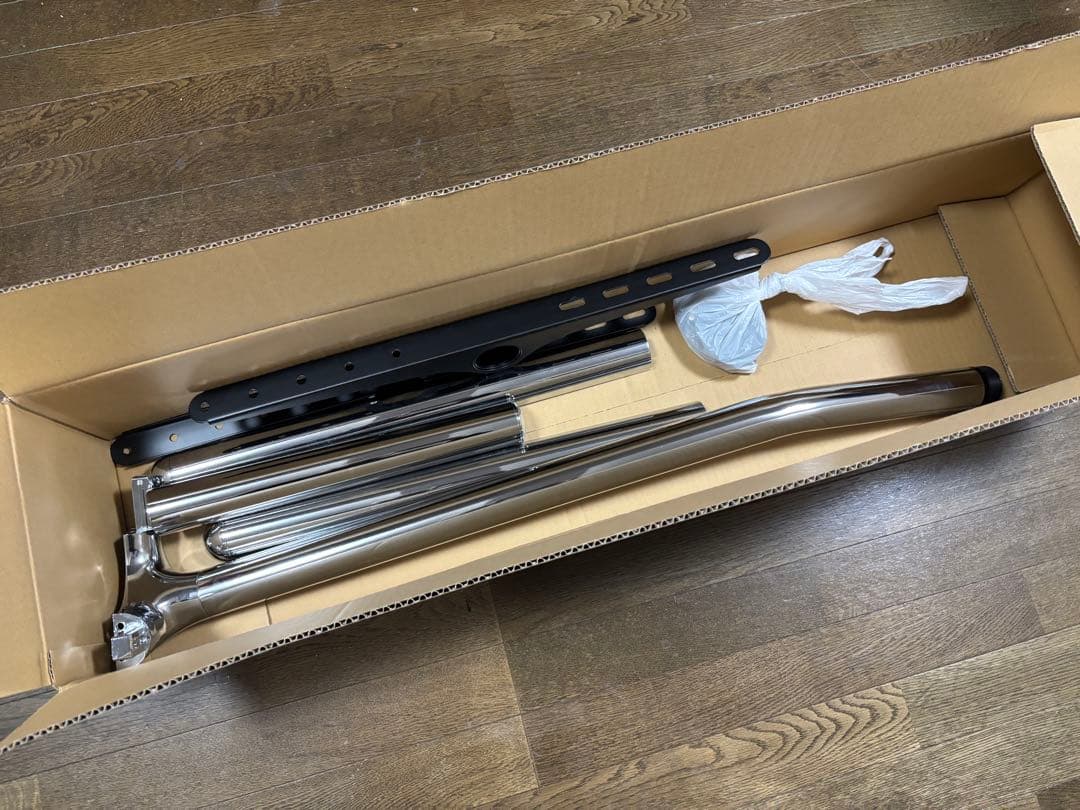 DMM.make テレビスタンド VESA対応 シルバー DKS-LSVL