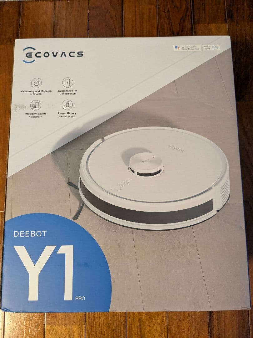 未使用品　最安値　エコバックス Y1PRO　DLX34　床掃除ロボット