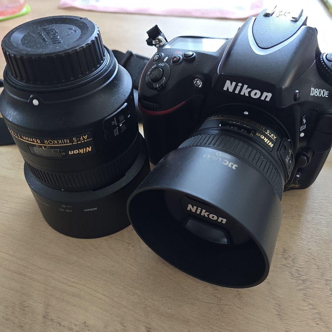 Nikon D800E 50mmF1.8＆85mmF1.8セット