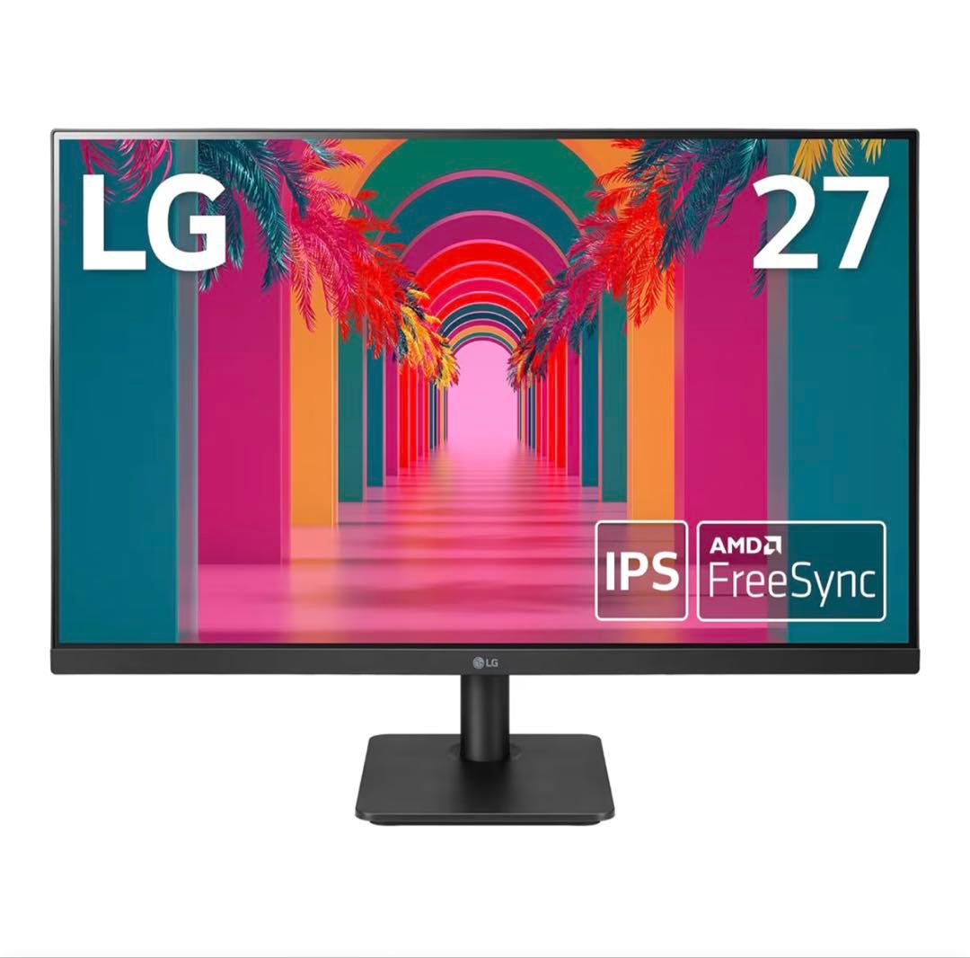 LG フレームレス モニター ディスプレイ　27インチ