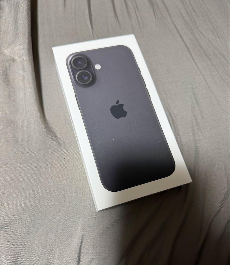 【新品】 iPhone16 128GB ブラック SIMフリー　開封ほぼ未使用