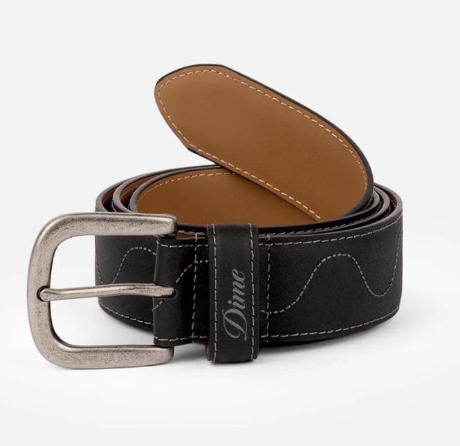 ※箱無し【新品/正規品】Dime レザー ベルト 黒　S/M