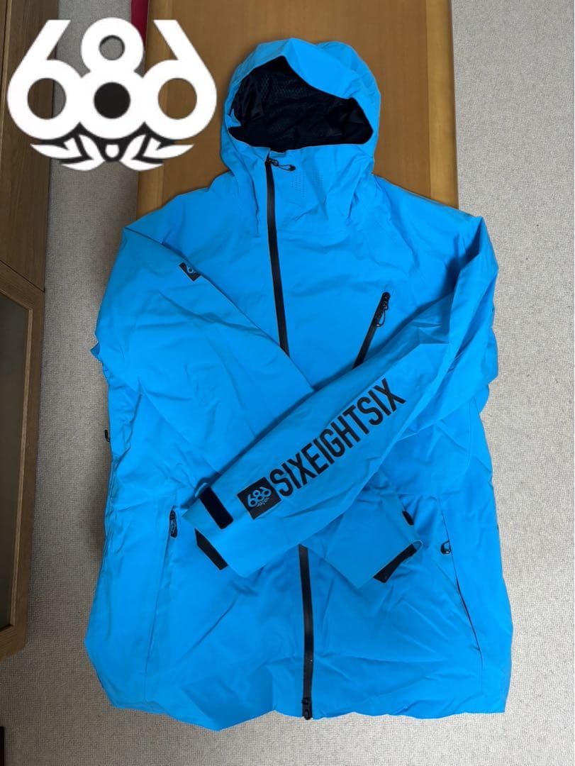 686 スノーボードウェア ハイドラサーマグラフ Ｌサイズ　ブルー
