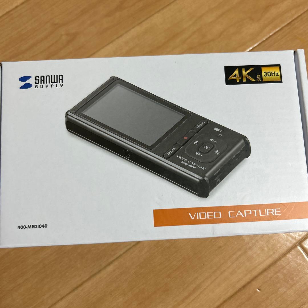 SANWA SUPPLY 4Kビデオキャプチャー 400-MEDI040
