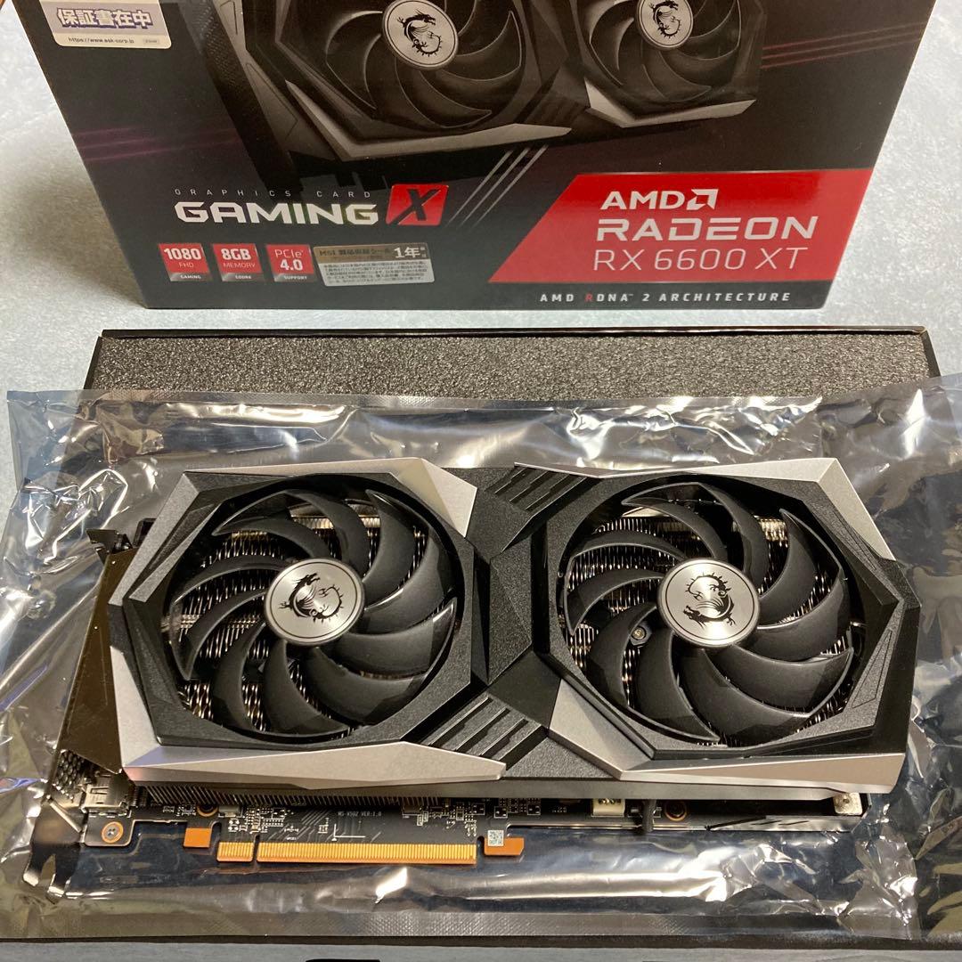 グラフィックボード・グラボ・ビデオカード MSI Radeon RX6600XT GAMING X 8G
