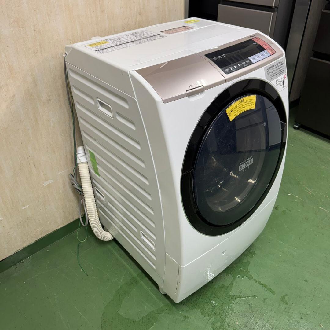 【902◀】 送料設置無料★日立　ドラム式洗濯機　11㌔乾燥機能付き　冷蔵庫