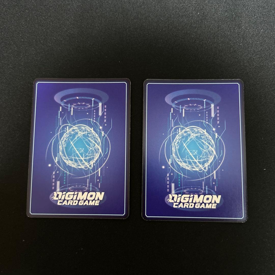 デジモンカード　結城ダン&結城カナン パラレル　2枚セット